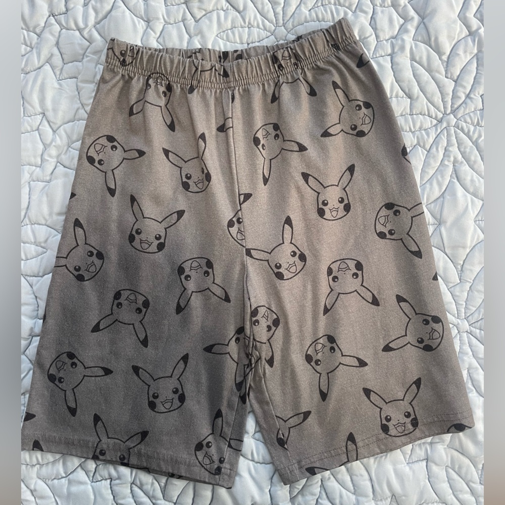 Pokémon Pikachu Boys Pajama Shorts Size 8/10